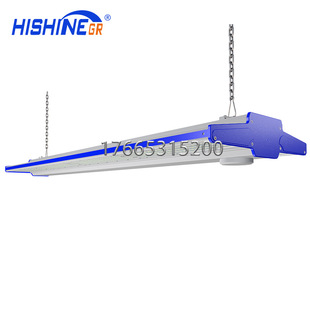 Gym canopy light LED double wing modeling light hanging chain mining lamp 100W workshop high bay light manufacturers