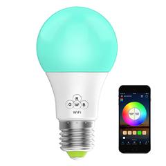 Smart bulb graffiti WIFI colored lights ambiance lighting cross-border RGBCW dimmable and color tunable smart bulb remote control