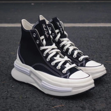 莆田鞋厚垫增高夹心厚底松糕鞋CX潮流复古厚底高帮男女增高帆布鞋