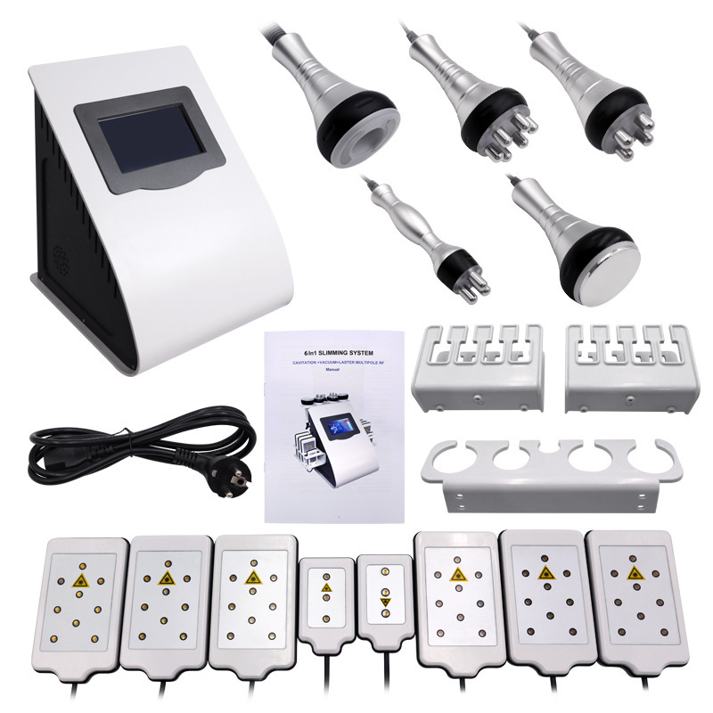 Máquina estética 6 en 1, presión negativa 40K, cuidado corporal, salón belleza