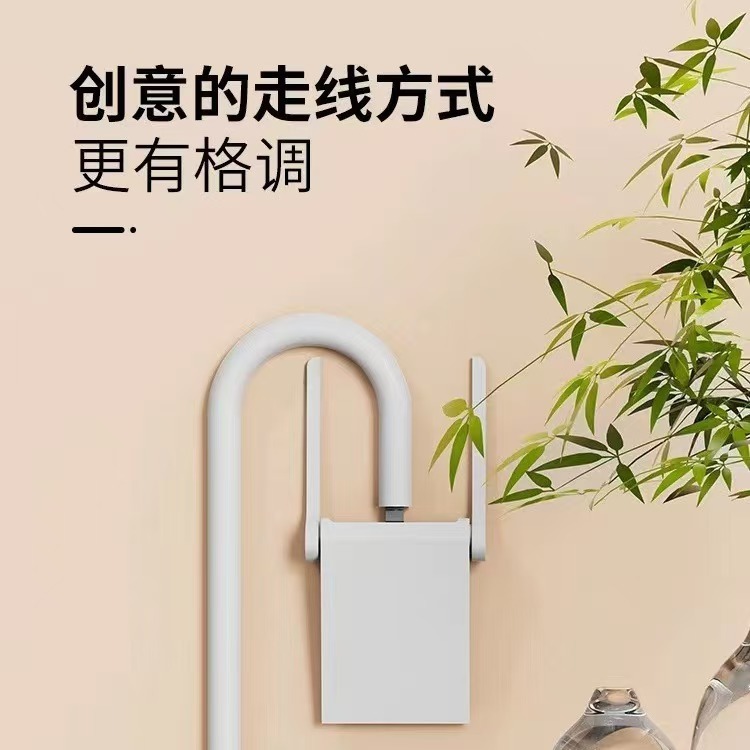 pvc线槽自粘防踩神器隐形装饰家用明装电线网线遮挡软走线槽|undefined