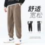 加厚双面秋冬粒绒男裤