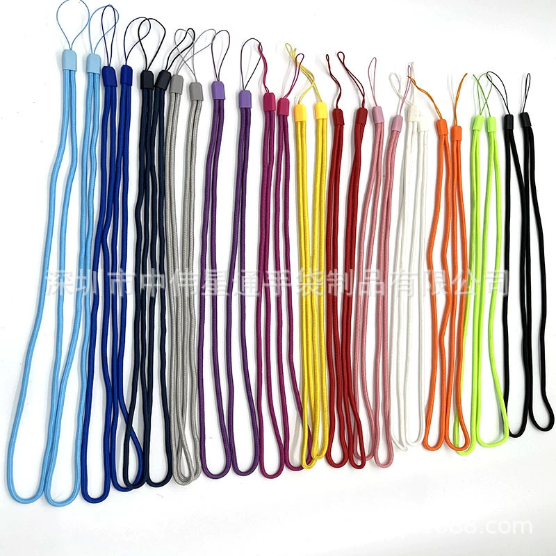 3-4 мм круглый нейлоновый Плетеный ремешок для мобильного телефона на шею длинный Плетеный сердечник ремешок Подвесная веревка в наличии