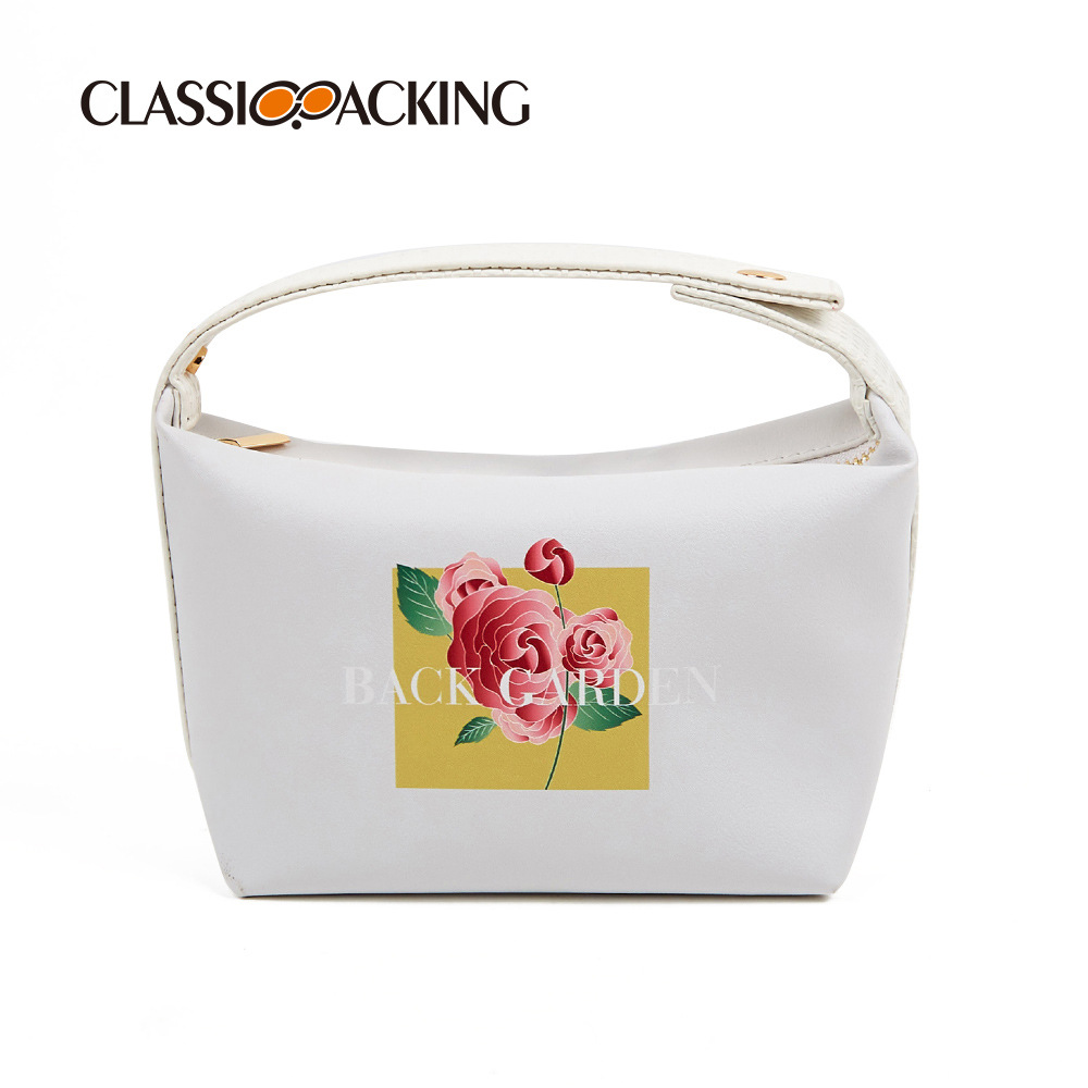 Simple japonés bolsa de cosméticos de gran capacidad de alto aspecto de cuidado de la piel Portátil Bolsa de almacenamiento de productos de viaje al aire libre