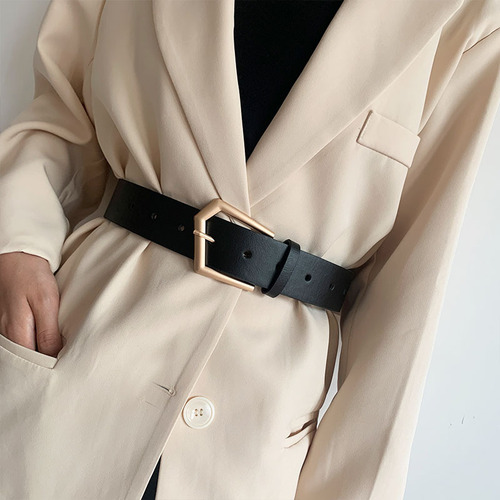 New style women's belt, Korean version, versatile fashionable trouser belt with suit jacket, decorative waistband, waist slimming belt, trendy