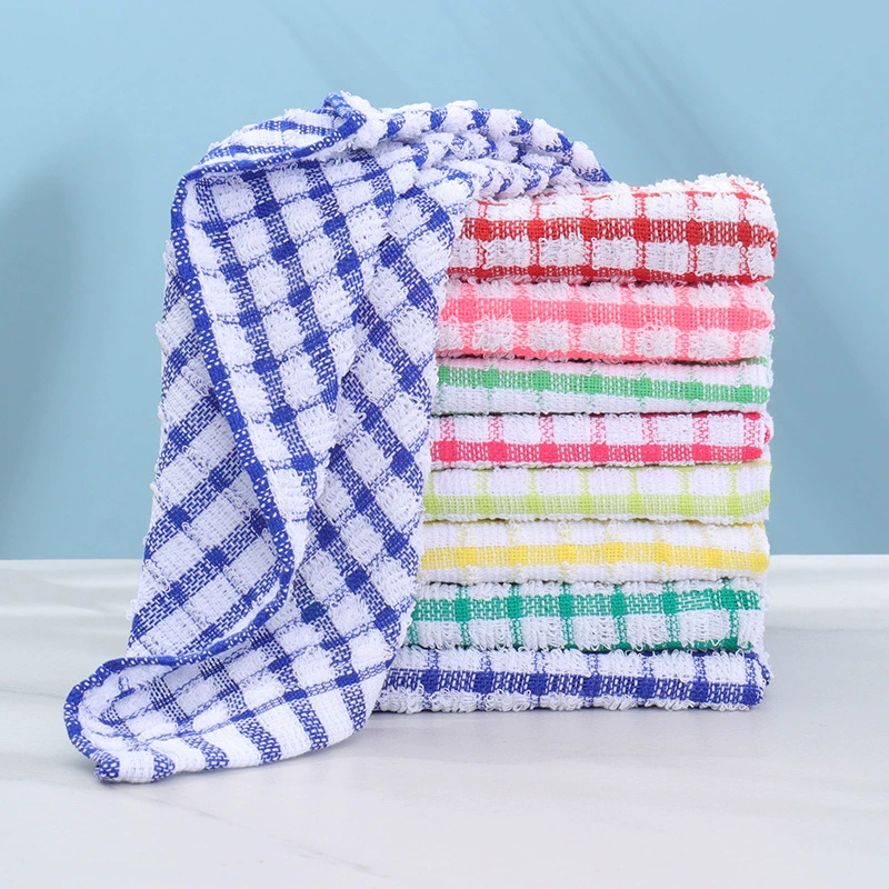 90G Yarn Dyed Tea Towel Factory Direct Sales Tea Towel 40*65CM Kitchen