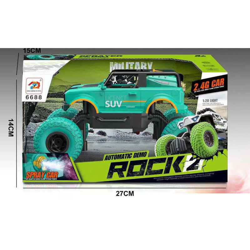 Cross-border export children's electric wireless remote control simulation off-road vehicle climbing car model toys gifts foreign trade border trade