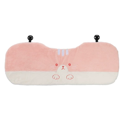 Headrest – Car Interior Decoration Waist Pillow - pink-cat-paw-cushion-rear