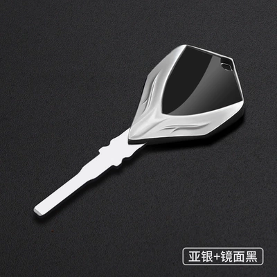 Duke Series, Motorcycle Key - asian-silver-mirror-black-ktm-01