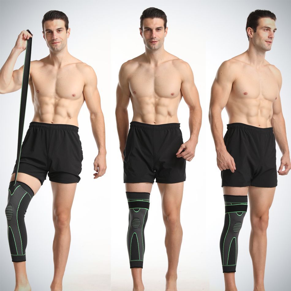Polainas deportivas rodilleras largas almohadillas de pantorrilla hombres y mujeres medias de entrenamiento profesional calcetines de compresión baloncesto