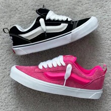 纯原路万斯面包鞋KnuSkool火龙果美式复古潮流休闲防滑厚底面包鞋