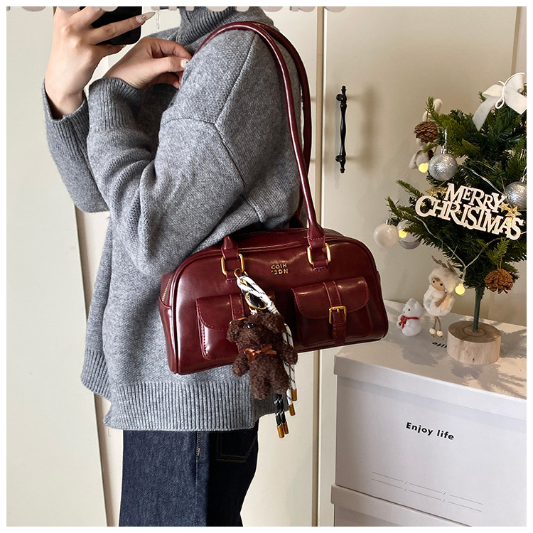 Fashionable and casual underarm bag for women, new autumn/Winter 2025, trendy and versatile, multi-pocket single-shoulder bag, high-end handbag undefined