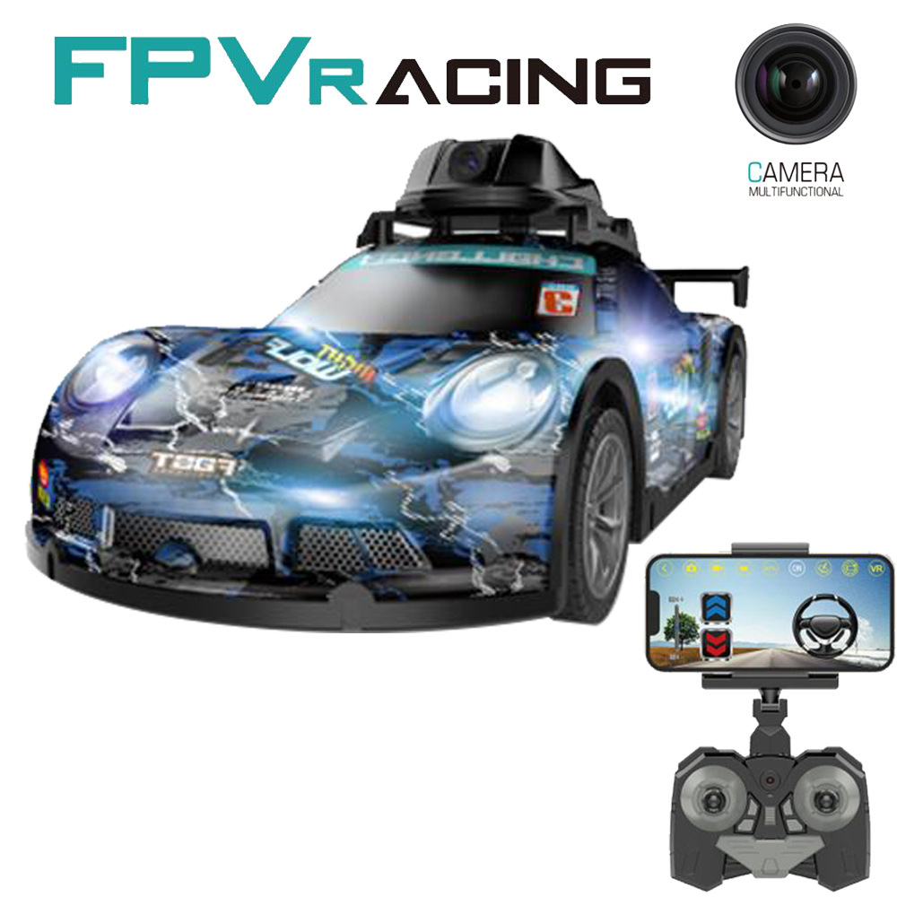 낙서 블루 카메라 에디션 투명 자동차 쉘 휴대 전화 제어 사진 전송