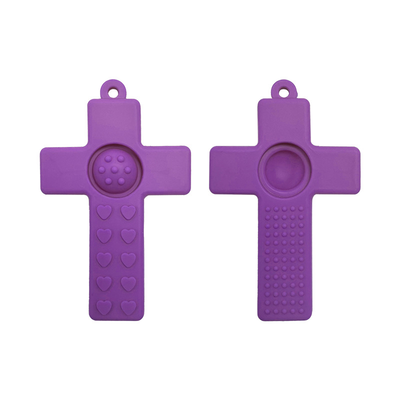 Cruces transfronterizas en caliente ecológicas de grado alimenticio anti-comer mano tranquilizadora diente entrenamiento oral arco iris fábrica de bloques directos