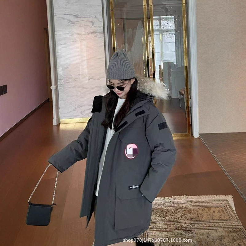 High-End 08 Model Expedition Parka down Jacket Canadian Unisex Thickened White Duck down Goose Coat