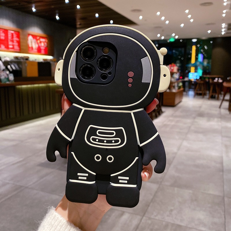 Protective Phone Case For Iphone With Astronaut Lanyard Design_voghion.com