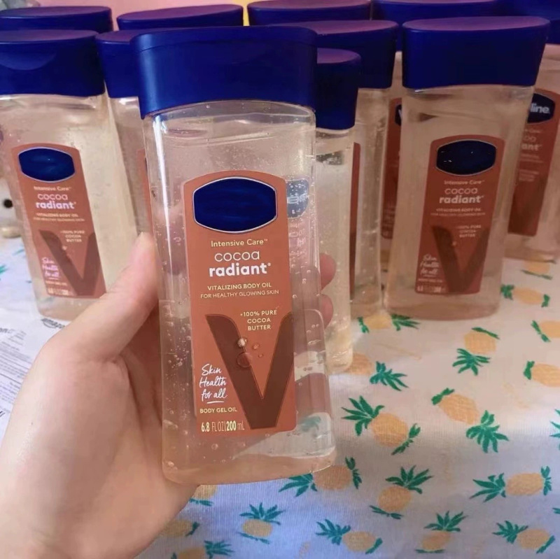 Vaselin body gel oil可可焕彩咖啡玫瑰保湿滋润身体凝胶油200ml|undefined