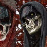 Хэллоуин ужас кровавый воин скелет маска CS Game Terror Skeleton Mask Mask Mask Halloween Mask