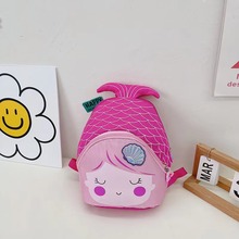 儿童包包韩版尼龙卡通可爱美人鱼双肩包宝宝幼儿园书包轻便小背包