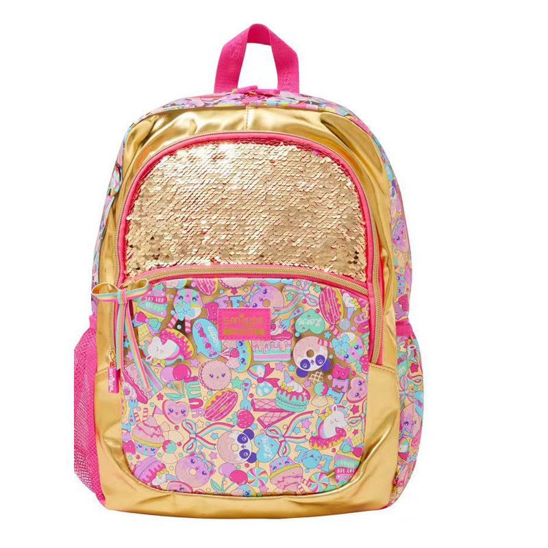Australia smiggle bolsas escolares grandes estudiantes de primaria mochila para hombres y mujeres KT Steely sirena caricatura de gran capacidad