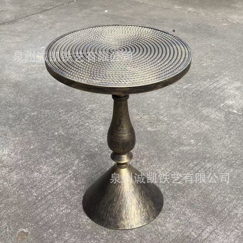 Cross-Border Direct Supply of Vintage Sofa Side Tables, Small Coffee Tables for Living Room Use, Distressed Corner Tables, Iron Art Bedside Storage Racks Cross-Border Direct Supply of Vintage Sofa Side Tables, Small Coffee Tables for Living Room Use, Distressed Corner Tables, Iron Art Bedside Storage Racks