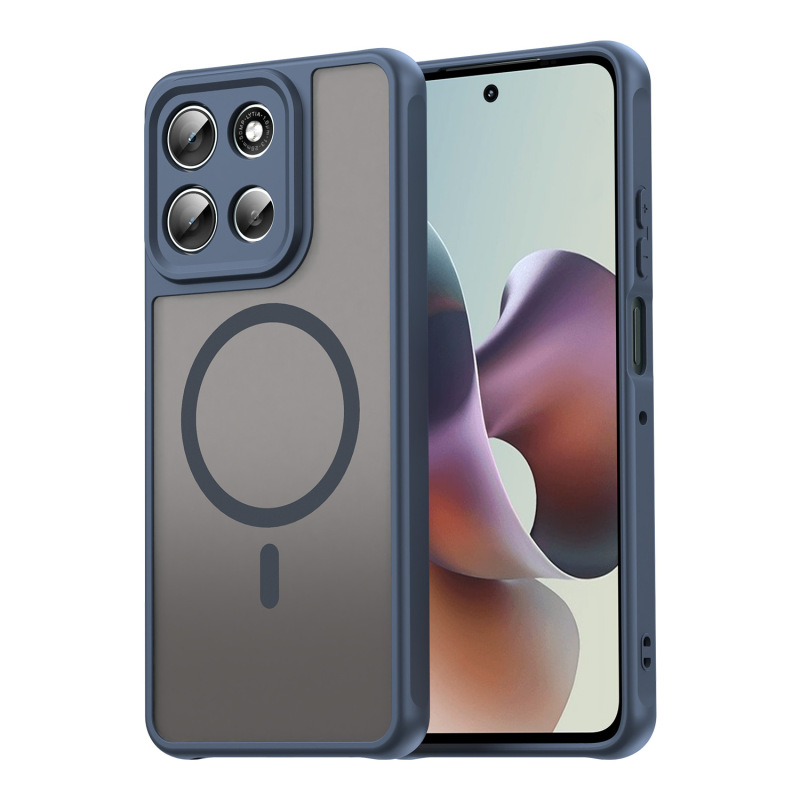 适用MotoG56保护套G66Y手机壳G66J全包PC+TPU磨砂磁吸G86防摔|undefined