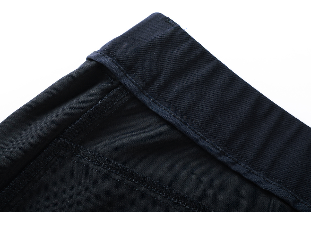 Quần culottes nữ ống rộng dáng lười, chất liệu tencel cotton mềm mại, cạp cao suông nhẹ — Xanh lông mòng đen chi tiết 28
