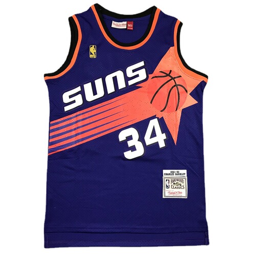 Summer cross-border jersey Suns 13 Nash Barkley retro embroidered basketball uniform mesh vest training sports