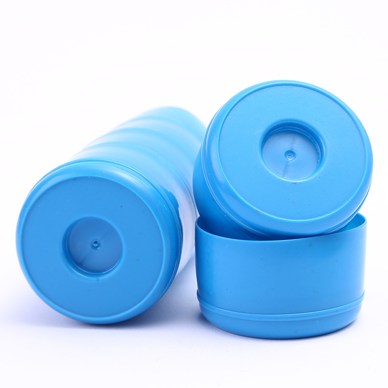 Cubierta de película Azul desechable cubierta de cubo de agua pura cubierta de sellado de agua embotellada desechable cubierta de agua mineral cubo de agua