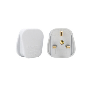 9188 Flame Retardant Pc White 13A British Standard Plug Uk China Hong Kong Middle East Hot Sale Bs Standard