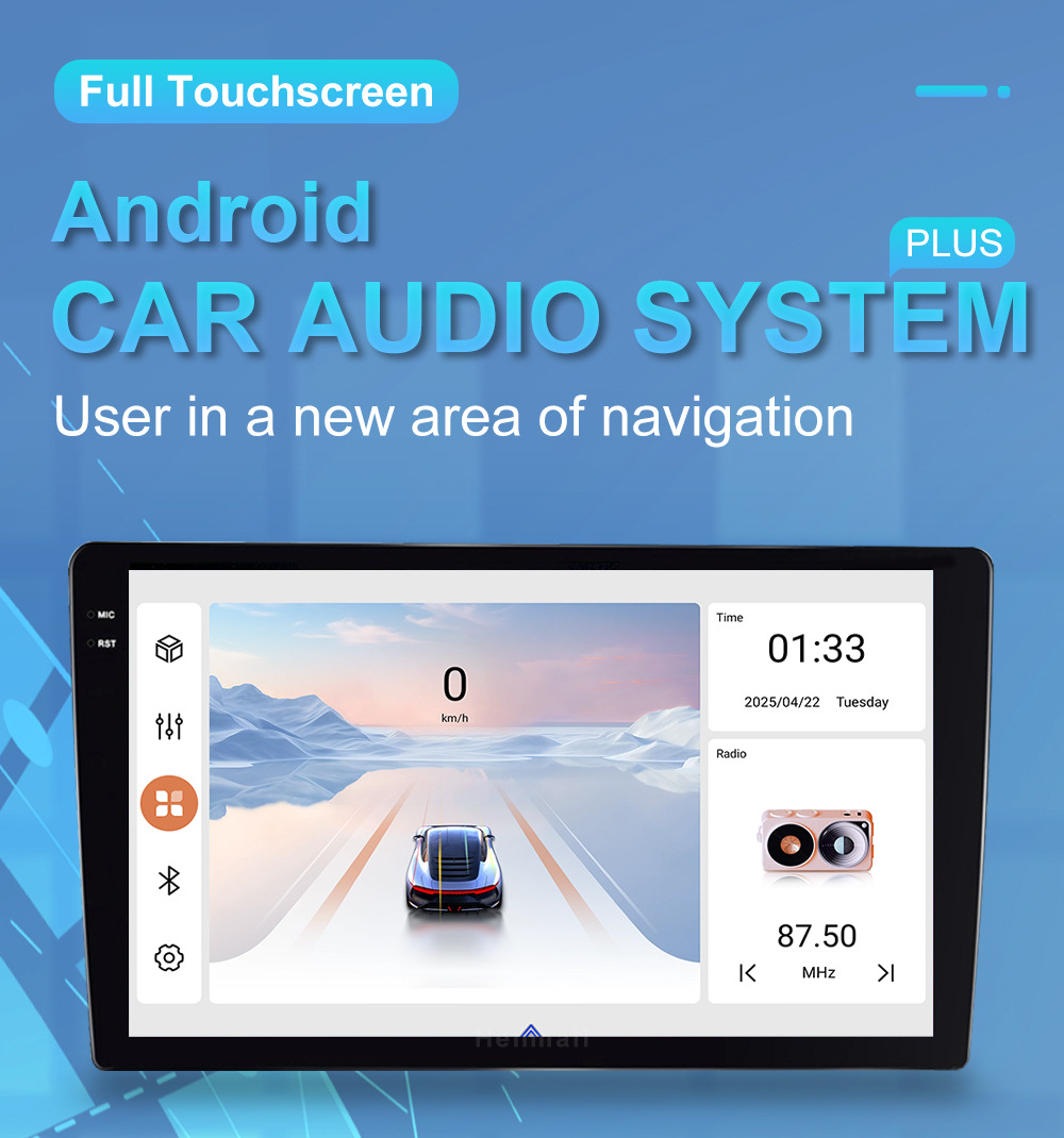 Qualcomm Modified Car Audio Dsd Audio Decoding Full Metal Frame 7-Inch 9inch 10inch Versatile Car Central Control