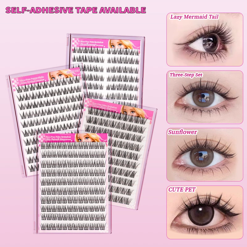 (Cross-border trading), false eyelashes for eyelashes solar-powered, 14mm