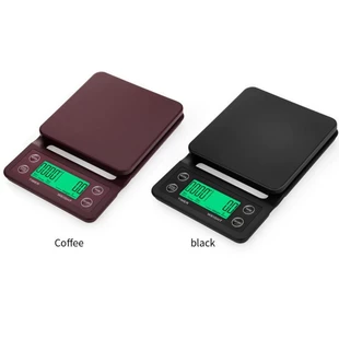 Factory wholesale kitchen 3kg 5kg chronograph coffee scale kitchen scale food scale small portable grams