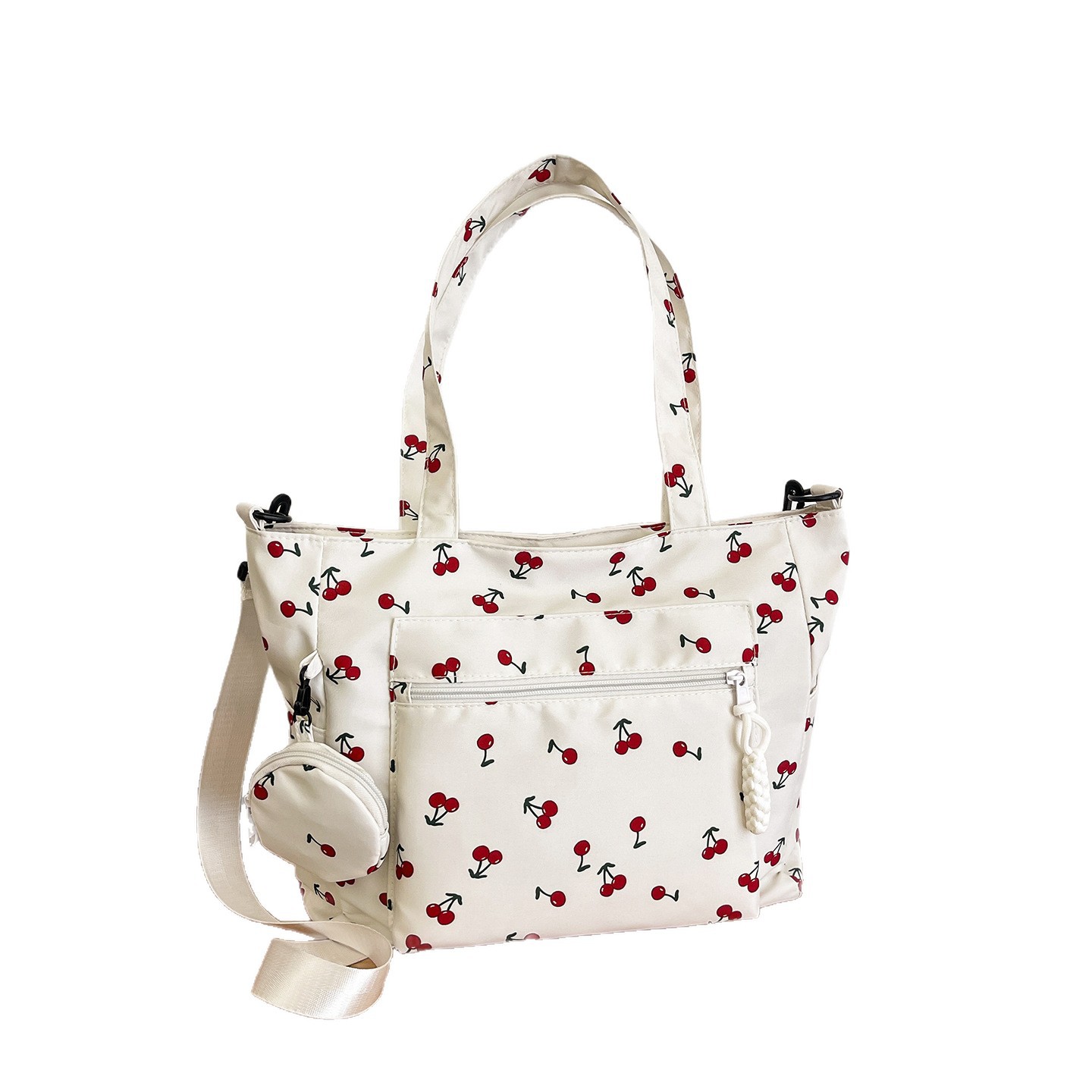 Bolsa de hombro transfronteriza tela tela impresa bolsa de mano bolsa de hombro de gran capacidad de moda moda bolsa de viaje corto