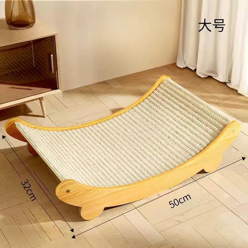 Big wear-resistant universal sofa for sleep, cat