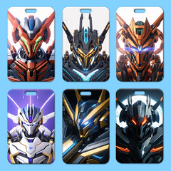 高達卡套批發塑料滑蓋學生校牌飯卡胸牌小卡工作證卡套門禁公交卡