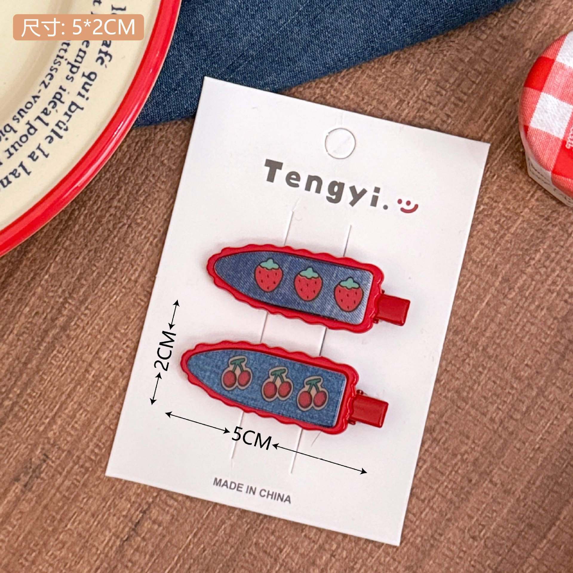 Nuevo conjunto de clip de cabello de niñas de dopamina acrílico clip de bordes clip de maquillaje clip de cabello rotos estudiantes accesorios para el cabello