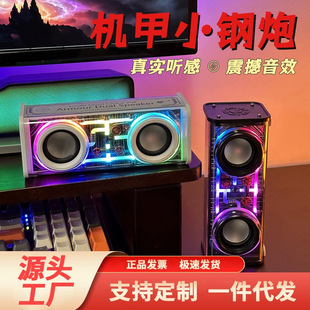 Speakers, transparent megaphone, punk style, 10W, high power, bluetooth
