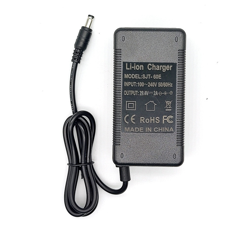 29.4v2aリチウム電池充電器24vスマート充電電動スクーター自転車バランスカースクーター電源