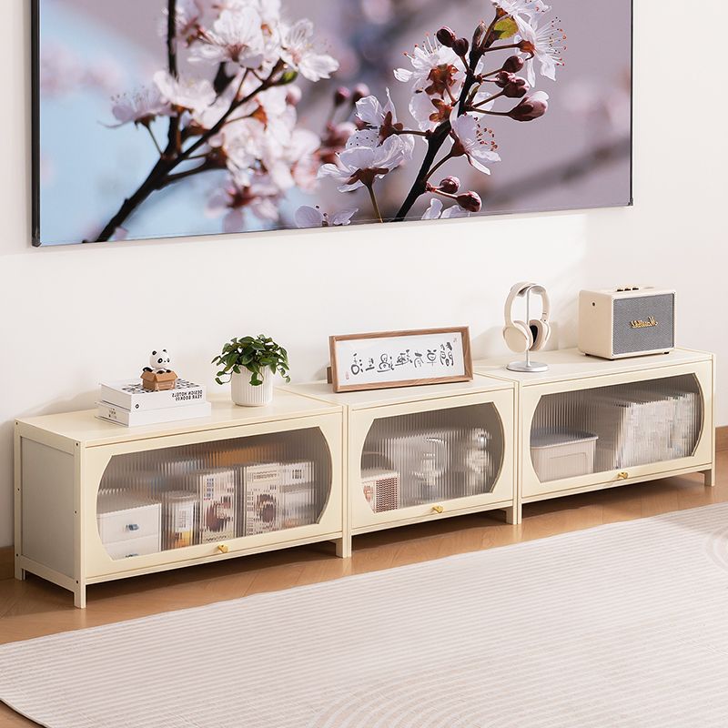 Tv Cabinet Simple Modern Coffee Table Tv Cabinet Combination Small Apartment Retractable Light Luxury Floor Cabinet Bedroom Solid Wood Living Room