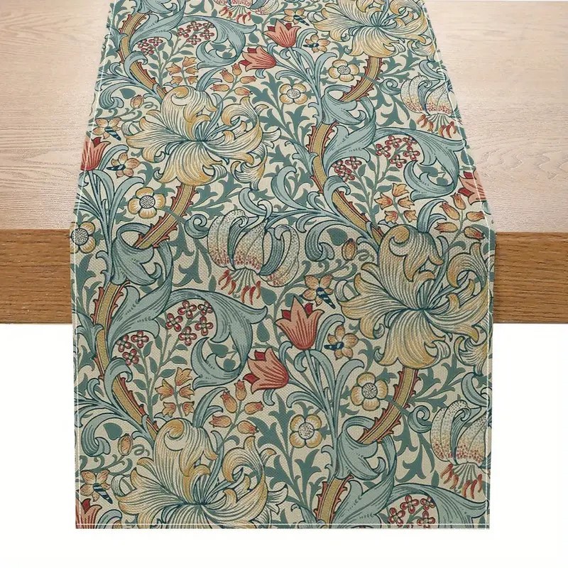 Transfronterizo 2024 Amazon nuevo estilo bohemio lino tabla bandera tabla de comedor tabla de té tabla de bandera image 4