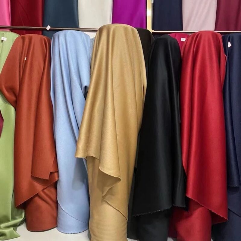 High-End Wool Clothing Fabric 100% Full Wool Peelable Double-Sided Cashmere Fabric Pure Wool Australian Cashmere Outwear Material