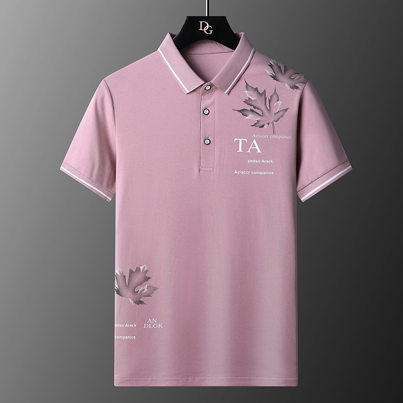 Verano gris hendidura letras ordinarias verano casual en stock manga corta algodón estilo coreano camiseta