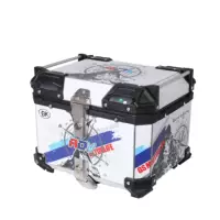 ADV компас белый алюминиевый хвост коробка большой емкости хвост мотоцикла хвост скутер электрический багажник