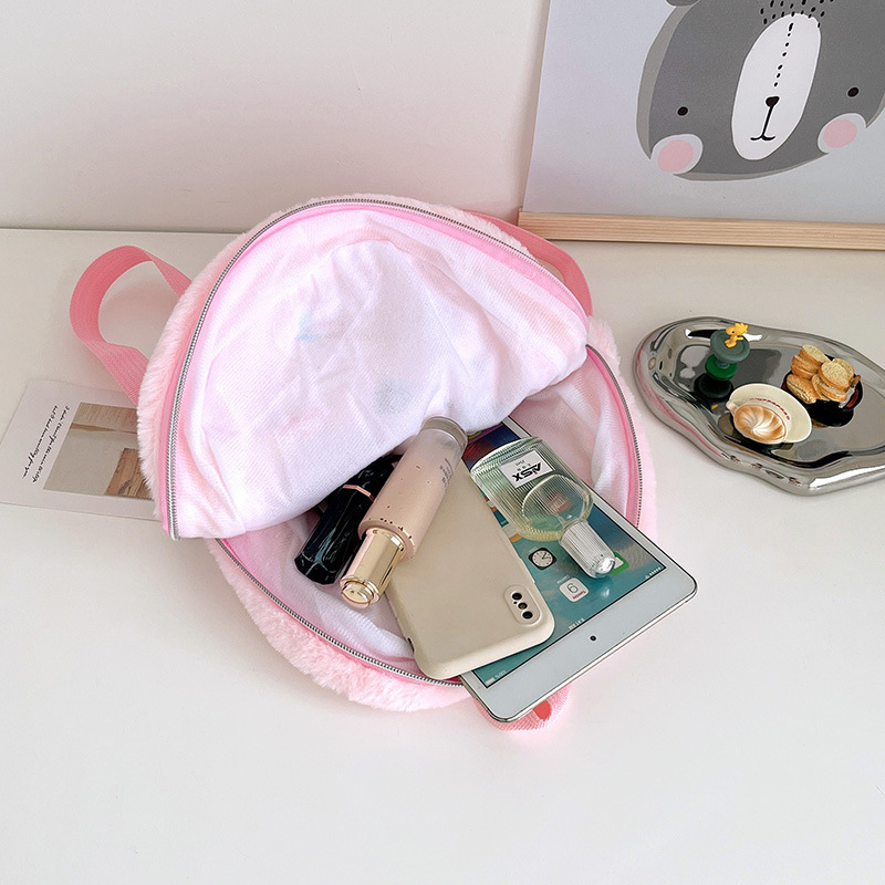 Nuevo bordado unicornio caricatura mochila de peluche mochila de gran capacidad para niñas mochila guardería lindas mochila