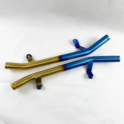 Motorcycle tail Steel Burned Titanium Tail