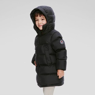 Off-Season Clearance Kidsren's Cold-Proof Clothing Thickeneded Mid-Length down Baby Winter Warm Jacket for Small and Medium-Sized Kidsren