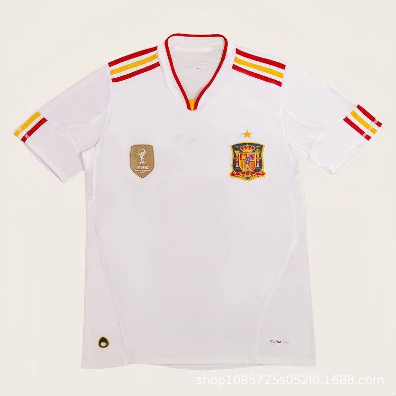 レトロサッカーユニフォームアルゼンチンスペインポルトガルフランスイングランドファン代表チームジャージTシャツトップ|undefined