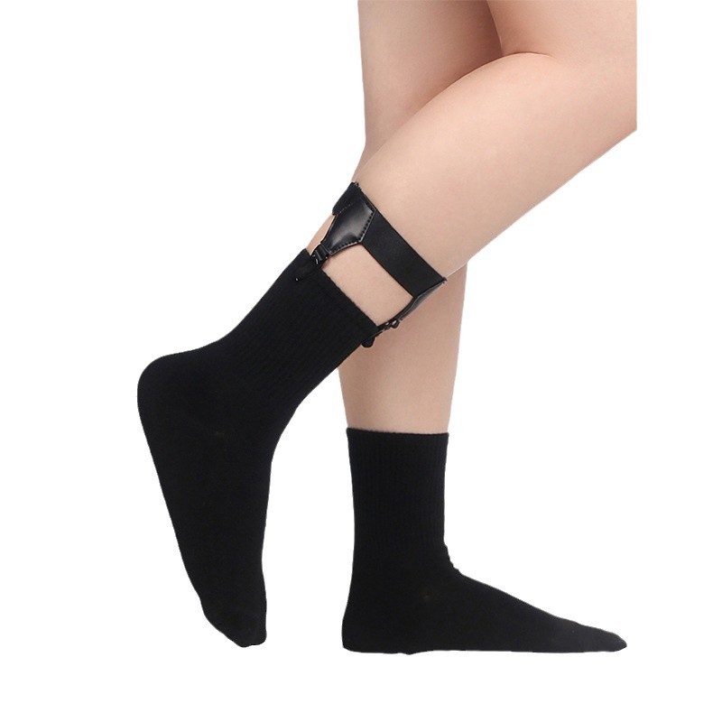 Accesorios sexuales transfronterizos al por mayor encontraron almacenamiento de calcetines antideslizantes cinturón de calcetines antideslizantes ajustable anillo de pierna JK calcetines antideslizantes calcetines antideslizantes