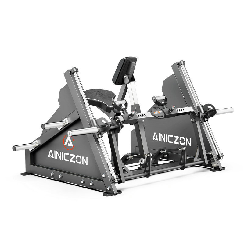 Hacker Squat máquina de fuerza comercial gimnasio equipo de ejercicios estudio de educación privada cadera pierna entrenador de puente de cadera